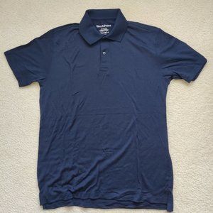 Wool & Prince Polo 100% - Navy - Large